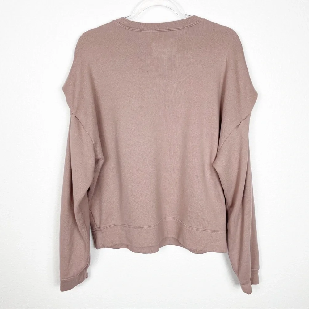 Revolve Pistola Lenora Flange Nude Pink‎ Clay Sweater Medium